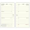 Agendepoint.it Ricambio Agenda Organizer Settimanale 2027, Bilingue, 9,5x17cm, 90gr, Avorio, 2 Pagine per Settimana