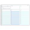 Agendepoint.it Planning giornaliero senza data spiralato (21x30cm A4) orario 30min - 70fogli 140 giorni