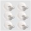 Villeroy & Boch Set 6 Tazzine da Caffè New Moon con Piattino