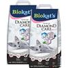 Biokat's 613079 Diamond Care Fresh Lettiera per Gatti, 10 Litri, Confezione da 2 pacchi.
