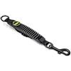 WAW, Smorzatore Antishock per Guinzaglio Cani, per Cani da 1 a 50 kg, Taglia S, Nero/Cromo, Linea F-Black