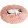 Crea RUBY Cuccia per Cani Cuccia per Gatti Rotonda in caldo Peluche,cuscino ciambella morbida per Cani di Piccola e Media Taglia.Lettino nido peluche rotondo per Gatto e Cane. (70 CM, ROSA)