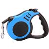 Tonsee Haustier Tonsee Guinzaglio retrattile automatico per cani di taglia media, 3/5 m, materiale in nylon resistente, senza grovigli, 3 m, blu