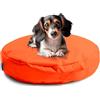 Avalon - Cuscino Cane Sfoderabile e Lavabile Piccolo in Tessuto Jive Antistrappo Premium, Materasso Cane Anatomico e Impermeabile, Cuccia per Cani Antipelo, Made in Italy(Frisbee 60cm-Arancio)