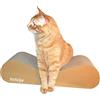 PetValley Tiragraffi per Gatti Grattone Prodotto di Design in Cartone Ondulato Made in Italy, Ideale Come Palestra o Graffiatoio. 100% Riciclabile