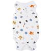 Generisch Tuta di recupero per cani, castrata dopo l'animale domestico, camicia per cani maschi femminili, gatti, chirurgica, post-operatoria, morbido gilet per ferite addominali, svezzamento (blu, XL)