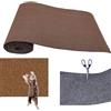 Dujuanus Climbing Cat Scratcher, Tiragraffi Arrampicata per Gatti, Diy Climbing Cat Scratcher Adesivo, Ritagliabili Tappeto Tiragraffi per Gatti Divano, Tappeto Antiscivolo per gatti (60*100cm,Brown)