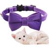 Moxeupon Collare per cani | Comodo collare regolabile per gatti con fiocco - Accessorio per la decorazione di cani e gatti per viaggi, fotografia, casa, matrimonio, passeggiate