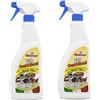 Rhütten Rhutten 2 x Spray Repellente Via Cani e Gatti 750 ml- per Educare Disabituare Animali Domestici o Randagi - Uso Interno Esterno