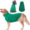 FANSU Maglioncino Cane, Inverni Caldo Natale Maglione Cane, Lavorato a Maglia Maglioncino per Cani e Gattino, Felpa Cane Vestiti Gatto Cucciolo Cane Taglia Media Cani di Grande (M,Verde)