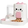Generic Distributore automatico di acqua per gatti - Dispenser di acqua per cani, dispenser automatico di cibo per gatti | Dispenser di cibo secco con grande capacità durevole e dispenser di acqua f