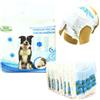 Generico Pack 16 Pannolini Igienici per Cani e Gatti Unisex, Mutande Cani Mono Usa e Getta, Anti Odore, Chiusura Adesiva Regolabile, SUPER Assorbenti TAGLIA (Extra Large 16/32Kg)