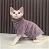 MOKATES Abbigliamento invernale per gatti Sphinx, caldo, felpa con cappuccio, pelliccia per animali domestici, cappotto spesso per gattini, costumi per Chihuahua, autunno, doppio lato, in velluto