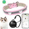 Aoikoy Collare del Tracker GPS dell'animale domestico del Gatti Collare+ intelligente Tracker Localizzazione in tempo reale/portata illimitata per i Gatti Dimensione regolabile impermeabile solo per IOS