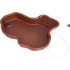 Patifirst Ciotola Rettili Acqua Alimentatore, Abbeveratoio Grande Per Tartarughe Di terras, Ciotola Per Rettili Grande, Vasca Da Bagno Per Rettili Per Tartarughe, Draghi Barbuti, Gechi Per Cortile, Balcone