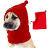 Renopfect Cuffia calmante, avvolgicavo per cani, calda protezione per le orecchie per cani, protezione dal rumore per animali domestici, con cappuccio per cancellare il rumore