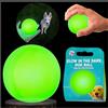 SRV Hub Palla con punte a LED verde per cani, divertimento interattivo con luci colorate, giocattolo luminoso per giocare, palline sensoriali per cani, dimensioni: 6,5 cm