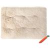 FANSU Cuscino per Cani Gatti, Autunno e Inverno Cuscino Cani Reversibile, Lavabile Materassino Cane, Cucce per Cani da Interno Caldo Morbida e Soffice Cuccie per Gatti (S-55X40CM,Bianco Crema)