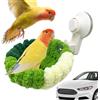 Generic Nido per uccelli in peluche per gabbia per auto, amaca in peluche capanna rifugio capanna, accessorio per gabbia di calopsitta, con design a ventosa, per pappagalli da usare come nido per auto per