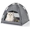 Nobleza Cuccia a Grotta per Gatti e Cani di Piccola Taglia, Tenda per Animali di Dimensioni Medie con Cuscino Rimovibile e Lavabile, Casa Pieghevole per Interni ed Esterni