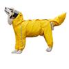 Siqi Pet Supplies Protezione Completa della Pancia a Quattro Zampe Copertura Impermeabile per Cani di Grossa Taglia Coda Impermeabile Poncho per Cani di Taglia Media e Grande-Yellow Bitch||11XL
