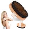 GWCYMYD 2 spazzole a secco per il corpo con sottili fili di rame, in legno, per drenaggio linfatico, per esfoliazione, circolazione sanguigna, cellulite