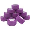 STpro Non Tessuto Coesive Elastica Benda Flessibile Bendaggio in Varia Colori,2,5cm x 12 Rotoli,Viola