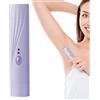 Generico Elettrici Per Donne - o Elettrico Impermeabile Senza Filo Con Doppia Testina - Rimozione Gambe Corpo Pelle Sensibile Rasatura Quotidiana Bikini