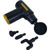 Generico Pistola Massaggio Muscolare, Mini Pistola 13 x 12 cm, Massaggiante Portatile, Massage Gun, Cavo Ricarica Tipo C, 6 Velocità 4 Testine di Massaggio per Alleviare Il Dolore Muscolare