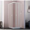 FORTE Box Cabina Doccia Angolare Scorrevole Acrilico 90-85 x 90-85