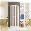 GEAPLAST Box Doccia 3 Lati 70 x 170 x 70 Soffietto Riducibile