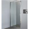 HYDRASTAR Box doccia nicchia 120 cm in cristallo trasparente a 2 ante scorrevole