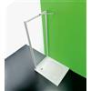Anta fissa per box doccia, CC cm.82-85, regolabile in pvc