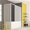 GEAPLAST Box Parete Sopravasca 160 x 70 Soffietto Apertura Angolare