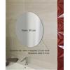 GEDY Specchio Rotondo Filo Lucido Ø 65 cm - Design Made in Italy