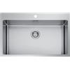 APELL Lavello Cucina Monovasca 76 x 51 cm Inox AISI 304 con Doppia Installazione
