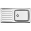 APELL Lavello Cucina Incasso Acciaio Inox 100 cm con Vasca a Destra - Modello IDEA