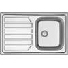 APELL Lavello Cucina Incasso Acciaio Inox 86 cm con Vasca a Destra - Modello IDEA