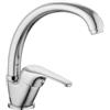 Rubinetto Miscelatore Cucina Lavello Cromo Canna Alta