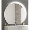 BADEN HAUS Specchio LED Circolare Mezzaluna 109x98 cm Retroilluminato
