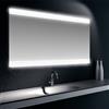 LAPROGETTO Specchio Filo Lucido Retroilluminato LED 100x70 cm con Fascia LED