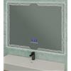 Specchiera specchio cm.90x120x2,8,con illuminazione Led e autoparlanti Bluetooth