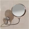 GEDY Specchio Ingranditore a Muro Flessibile Ventosa D15 in ABS