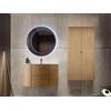 BADEN HAUS EDEN Mobile Bagno Sospeso Rovere Tabacco 90 cm con Specchio e Doppia Colonna