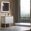 BADEN HAUS AMERICA Mobile Bagno Bianco Opaco 90 cm con Specchio e Lavabo