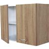 GI.MAR Pensile Cucina Rovere Well 80 cm con 2 Ante H.60 e Ripiano