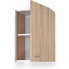 GI.MAR Mobile Pensile Cucina Rovere Well 40 cm 1 Anta H.60