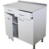 GI.MAR Mobile Cucina Componibile Bianco 80 cm Con 2 Ante E 2 Cassetti