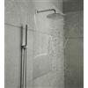 MORINI GROUP Kit Doccia Tondo Completo con Soffione Ø30 cm, Doccetta, Presa Acqua e Gancio