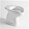 EUROTERMICA Vaso WC per Disabili e Anziani Scarico a Terra con Apertura Frontale H48,5 cm